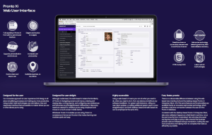 pronto xi web user interface