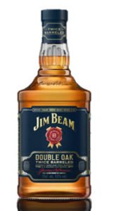 jim beam double oak bottle shot